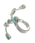 Sterling Silver And Turquoise Southwest Jewelry Ring Size 6-3/4 VX62507